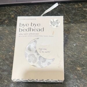 Lemon Lavender Silky Satin Pillowcase - White Leopard